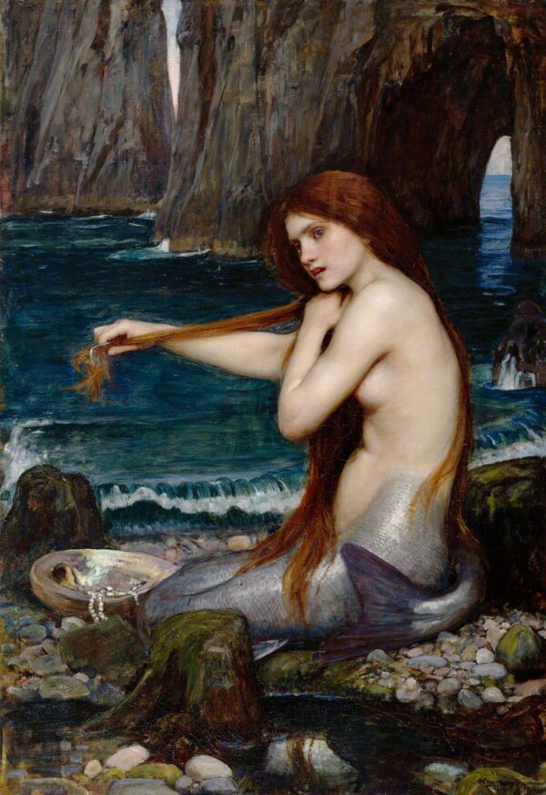 Waterhouse, John William, 1849-1917; A Mermaid