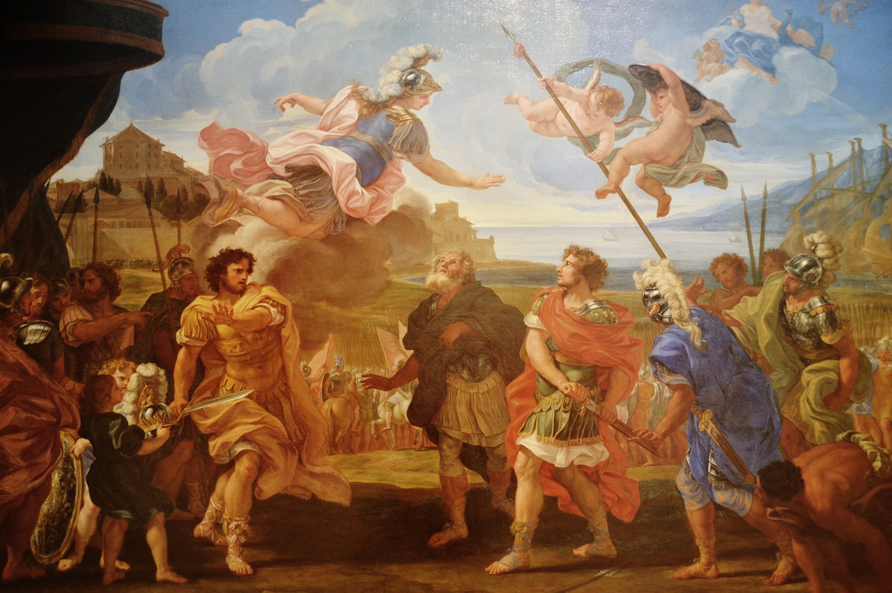 Quarrel of Achilles and Agamemnon - Giovanni Battista Gaulli, il Baciccio