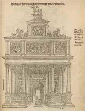 Arco triunfal de la nación genovesa - Pieter Coecke van Aelst