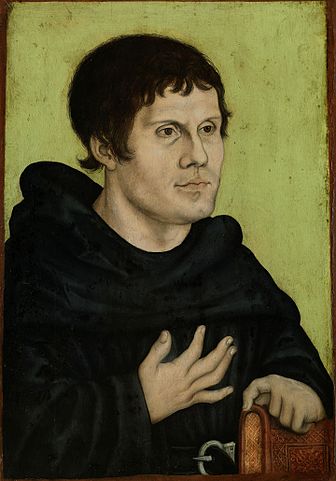 Portrait of Martin Luther as an Augustinian Monk - Lucas Cranach the Elder