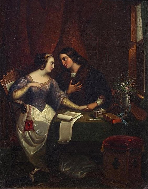Heloise et Abeilard - Jean-Baptiste Goyet - 1830