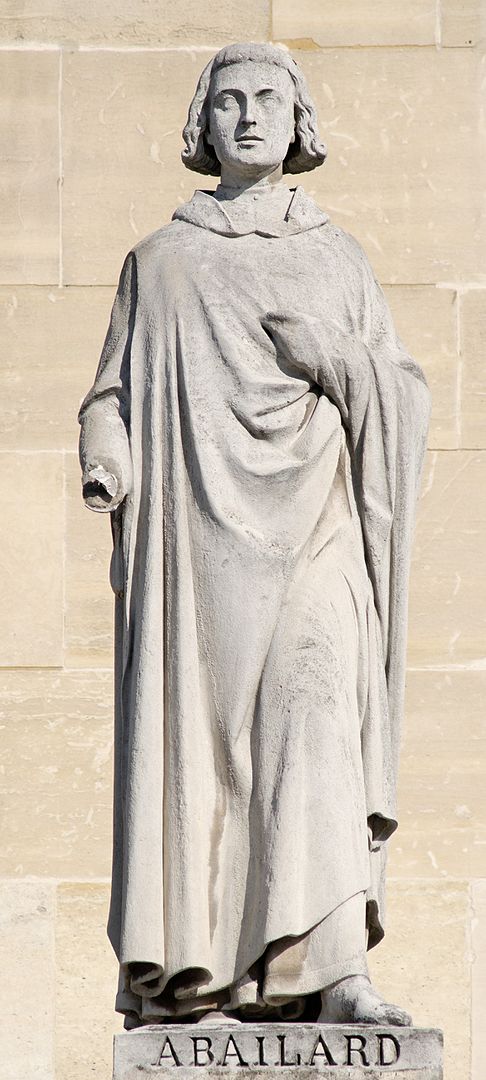 Statue of Peter Abelard at Louvre Palace - Jules Cavelier