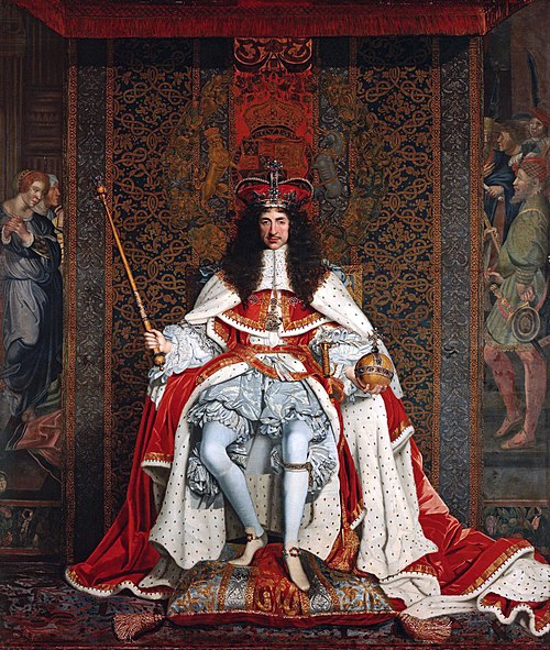 Charles II – Coronation Portrait by John Michael Wright Charles II - Coronation Portrait by John Michael Wright